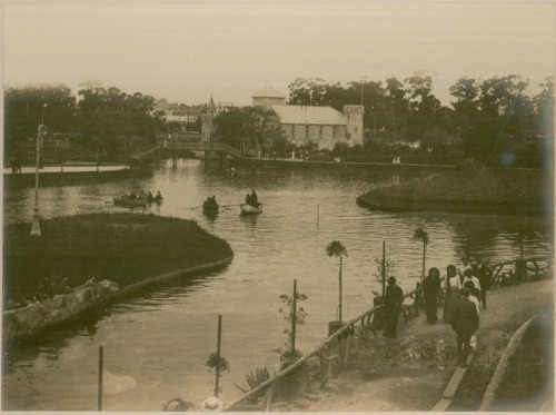 Lago Parque Rodó En 1910 Montevideo Antiguo - Lámina 45x30cm