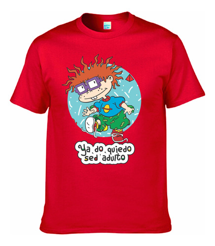 Playera Carlitos Rugrats, Peso Completo 100% Algodón