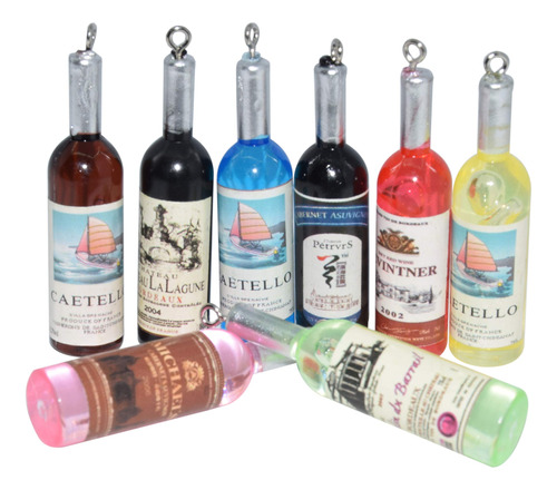 Amobester - Botellas De Vino En Miniatura Coloridas Para Cas