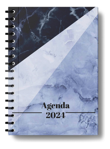 Agenda Diaria 2024 Masculina Dia A La Vista Imprimible #8