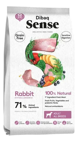 Baq Sense Almento Holstc Sabor Conejo 2kg