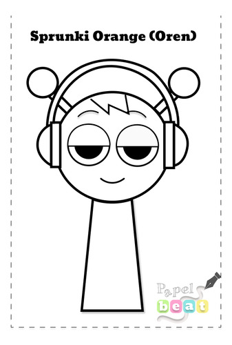 Kit Para Colorear Digital - Sprunki | 16 Imágenes Únicas