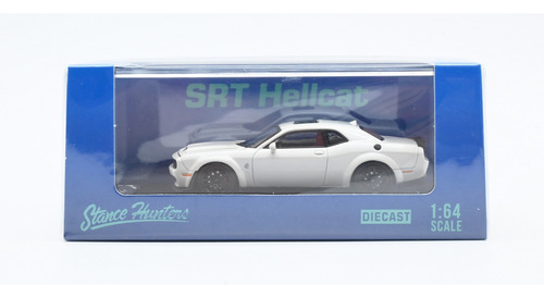 Auto Escala 1/64 Dodge Challenger Srt Hellcat Sthdcbn Blanco