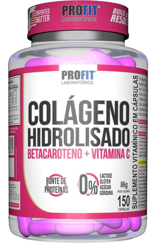 Colágeno Hidrolisado - 150 Cápsulas - Profit