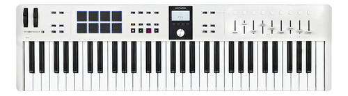 Controlador Midi Arturia Keylab Essential 61 Mk3 Blanco