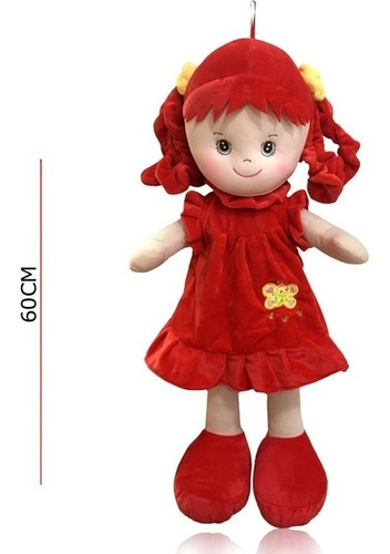 Peluche Muñeca Trapo Pata Larga Canta Cstellano 60 Cm 2525