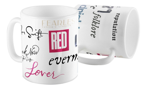 Taza Ceramica Taylor Swift - Albumes - Eras