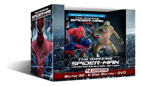 The Amazing Spider-man (l Edit Blu-ray 2d+3d With Figurines)