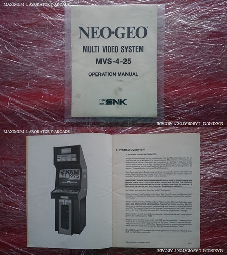 Maquinita N E O G E O Multi Video System Original (Usado)