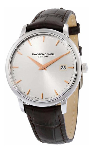 Reloj Hombre Raymond Weil Toccata Cuarzo Pulso Marron En