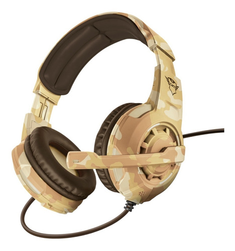 Auricular Gamer Trust Gxt 310d Radius Headset Desert Camo