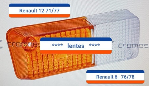 Lente Giro  Renault 12 71/77 Juego