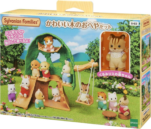 Calico Critters Ardilla Casa Del Arbol Silvanians Families