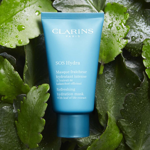 Máscara De Hidratação Clarins Sos Hydra Refreshing Com Ácido