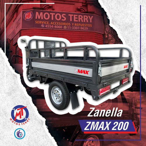 Imagen 11 de 15 de Zanella Zmax 200 Utilitario Motocarro Ultimas Unidades
