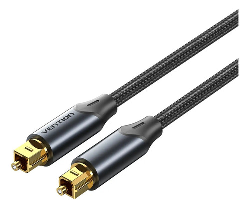 Cable Optico Audio Digital Fibra Plug 3 M Trenzado Vention