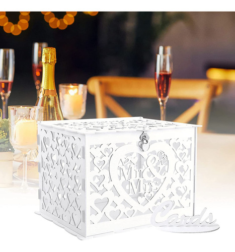Titular De La Caja De Dinero De La Boda De Ywlake Con Letrer