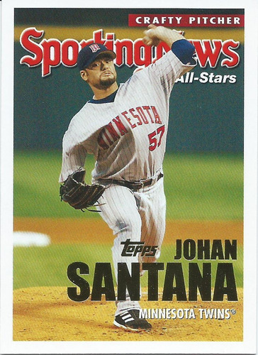 Barajita Johan Santana Sport News All Stars Topps 2004 #364 