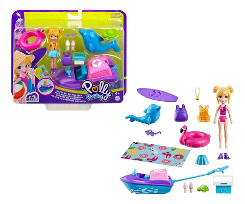 Polly Pocket  Aventura Acuática Muñeca Animales