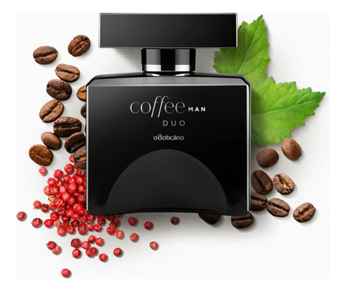Coffee Man Duo Colônia 100ml + Aerosol Men Invisible 90g