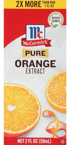 Extracto De Naranja Mccormick 2 Oz (59 Ml)