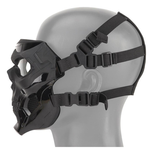 / Máscara De Máscara De Cara Completa Con Protección Negro