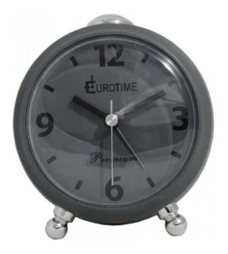 Reloj Despertador Eurotime 11/140 Analogico Retro Silencioso