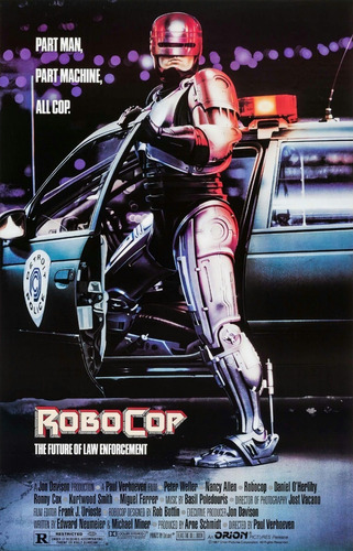 Posters Robocop Cine Afiches Peliculas Banner 100x70 Cm