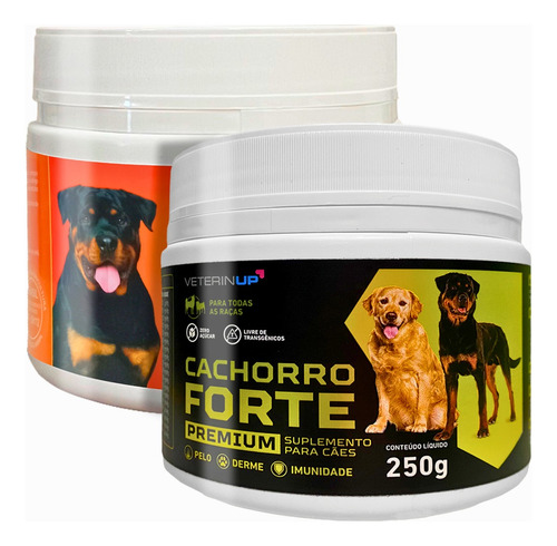 Suplemento Cachorro Forte Premium 250g + Aminocão 300g