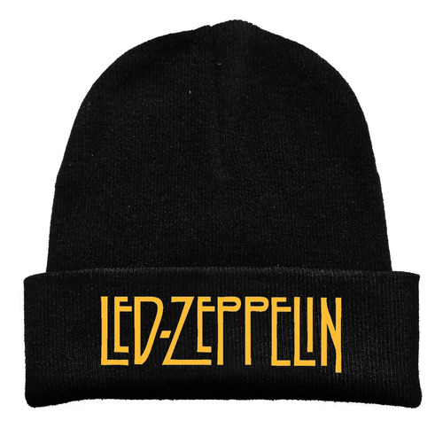 Gorro Lana Led Zeppelin Rock Metal Tv Estampado Urbanoz