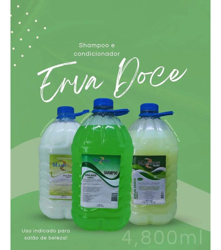 Galão Shampoo Mairibel Erva Doce 4,800ml Profissional
