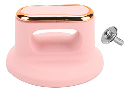 Alça Do Botão Da Tampa Da Panela, Botões De Mão, Rosa