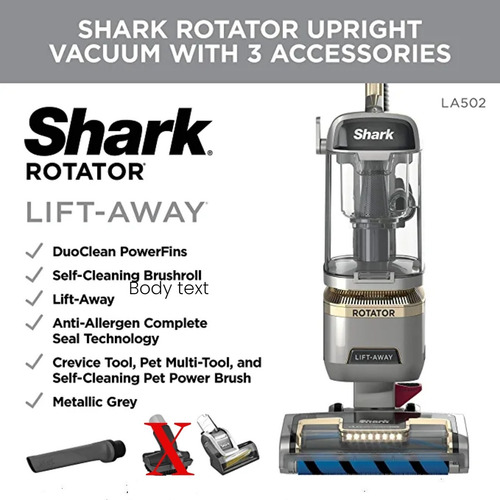 Aspiradora Shark Rotator Cepillo Duo Auto Clean Alambrica (Usado)