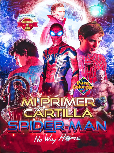Cartilla Para Colorear De Spiderman No Way Home