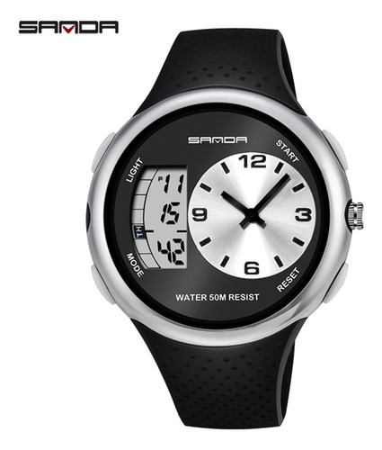 Reloj Doble Hora Luz Led Deportivo Digital