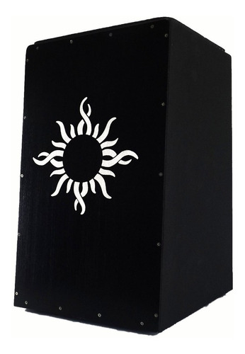 Cajon Acústico Percussionline Sol Preto Promoção! Oferta!