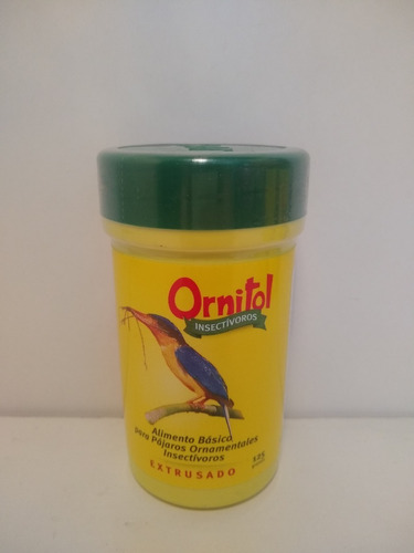 Ornitol Aves Pajaros Insectivoros Extrusado 125 Gr Venteveo