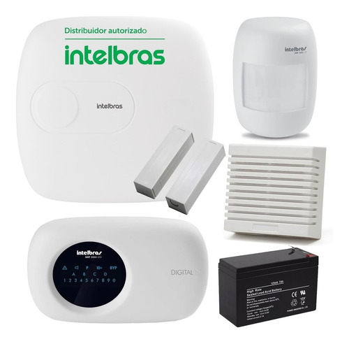 Kit Alarma Domiciliaria Cableada Celular Intelbras Martinez