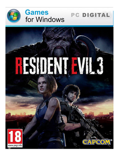 Resident Evil 3 Remake  Standard Edition Capcom Pc Digital