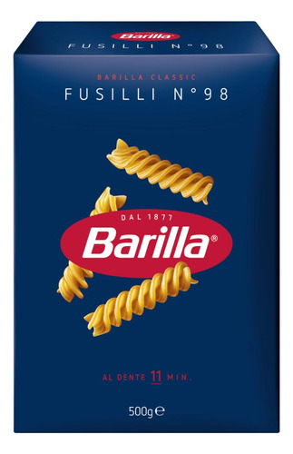 Macarrão Italiano Fusilli Barilla 500g