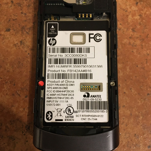 Celular Hp Ipaq Voice Messenger Color Azul ( Para Reparar ) (Usado)