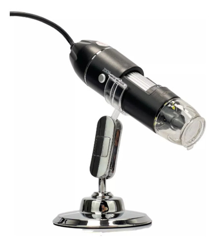 Microscópio Digital Usb Com Iluminação Led Zoom 1600x