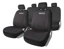 Comprar Fundas Cubre Asiento Sparco Tela 9pcs Negro 468 Poliéster