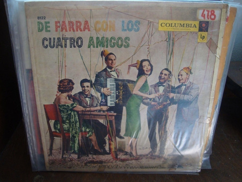 Vinilo Los Cuatro Amigos De Farra Con Los Cuatro Amigos T2