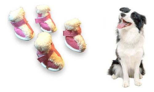 Zapato Bota Perro Gato Antideslizante Mascota Calzado 