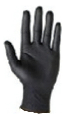 Guantes descartables SelectShop color negro talle S de vinilo/nitrilo en pack de 100 x 100 unidades