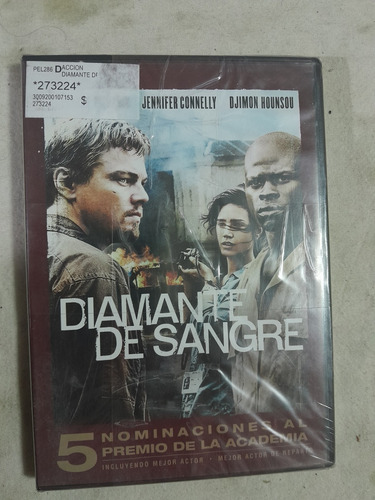 Dvd - Diamante De Sangre - Leonardo Dicaprio/ Sellada