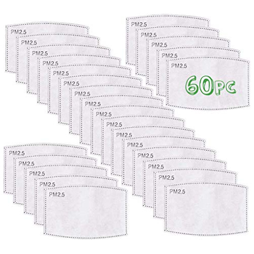 60pcs Pm 2 5 Filtro De Carbón Activo De Inserción 5 C...