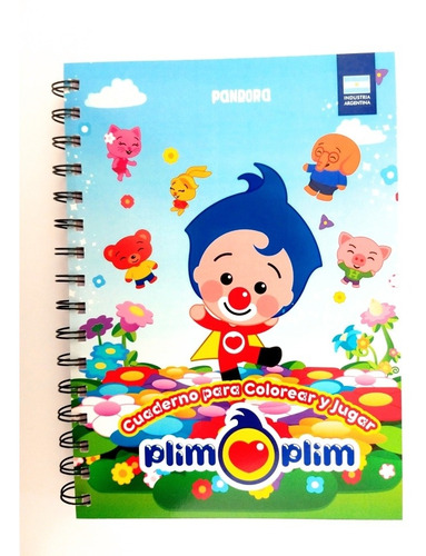 Cuaderno Payaso Plim Plim Para Pintar Colorear Y Diferencias