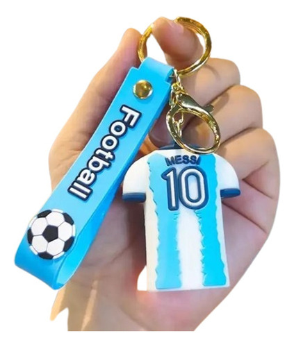 Llavero Importado Remera Messi 10 Seleccion Argentina Futbol